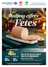 UNE Making offres des fêtes Carrefour